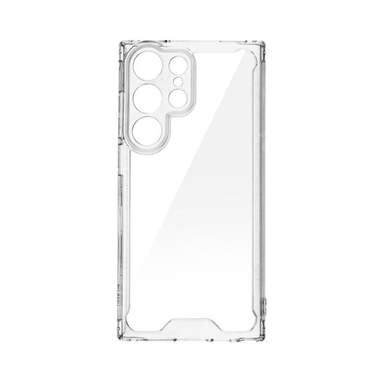 Capa de Silicone com Cantos Duras para Samsung Galaxy S23 Ultra Transparente